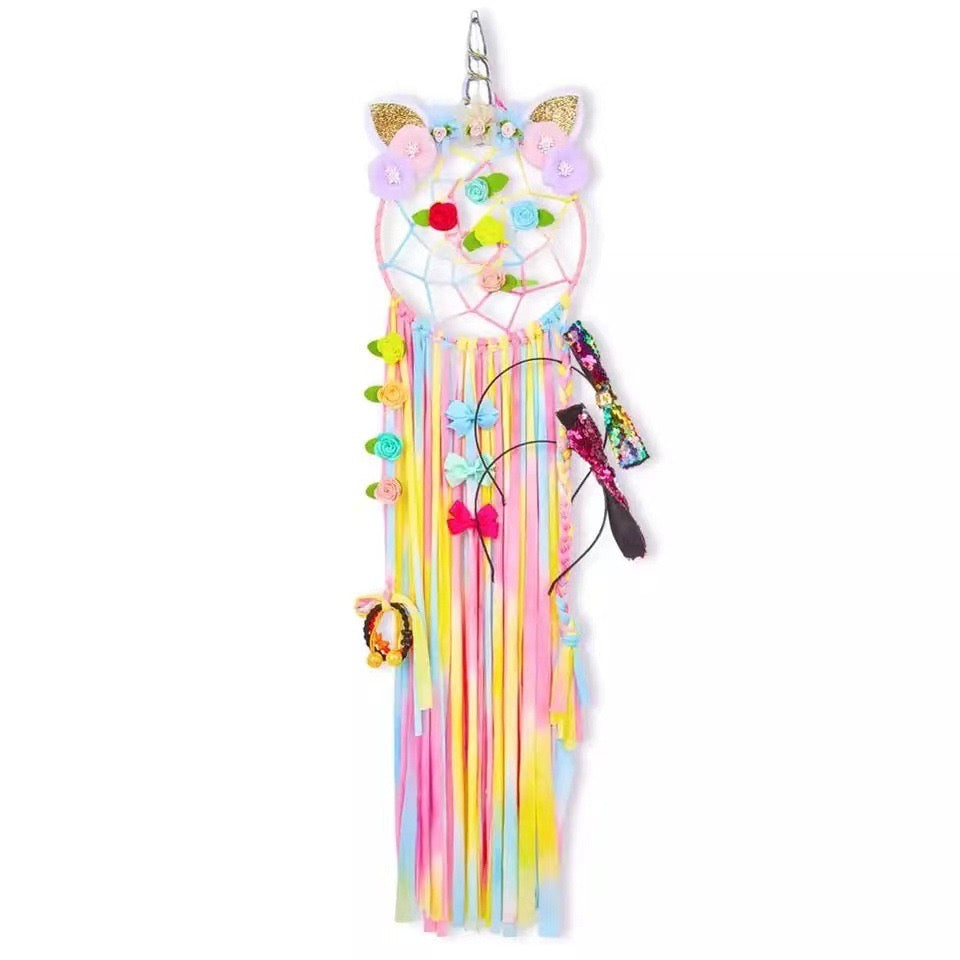 Unicorn Dreamcatcher Hair Clip Holder