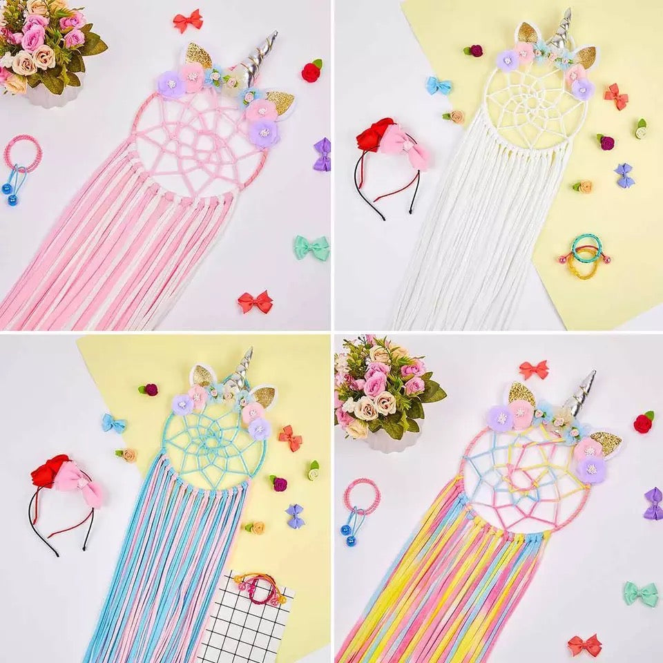 Unicorn Dreamcatcher Hair Clip Holder