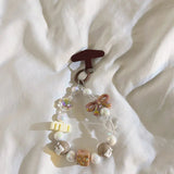 Kawaii Beaded Charm Keychain Bracelet Cute Bow & Candy Beads Phone Strap Bag Accessory SparkelsSparkels