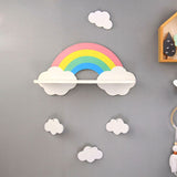 Rainbow Cloud Shelf Wall Mounted