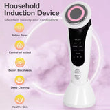 Facial Induction Beauty DeviceLED Skin Tightening & Deep Cleansing Ion Massager (Rechargeable) SparkelsSparkels
