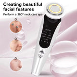 Facial Induction Beauty DeviceLED Skin Tightening & Deep Cleansing Ion Massager (Rechargeable) SparkelsSparkels