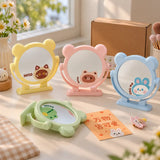 Cute Bear Ear Cartoon Rotating Vanity Mirror