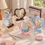 Cute Heart Shaped LOVE Vanity Mirror