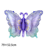 40-Inch Iridescent Butterfly Foil Balloon for Birthday & Celebration Events Decoration