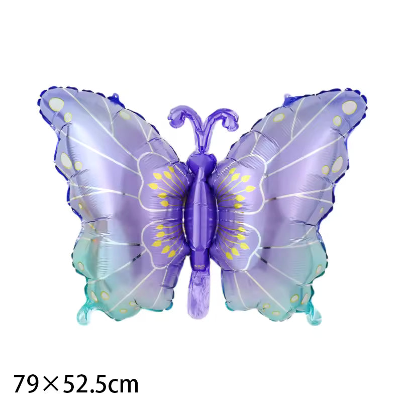 40-Inch Iridescent Butterfly Foil Balloon for Birthday & Celebration Events Decoration