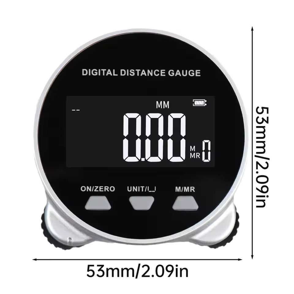 Portable Digital Measuring Tape with LCD Display Accurate Electronic Steel Tape Measure Metric Measuring Tool for DIY & Professionals