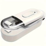 Mini Battery Powered Vacuum Heat Sealer Portable Plastic Bag Sealer with Cutter Food Storage Tool for Home & Travel
