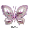 40-Inch Iridescent Butterfly Foil Balloon for Birthday & Celebration Events Decoration