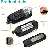 Mini Battery Powered Vacuum Heat Sealer Portable Plastic Bag Sealer with Cutter Food Storage Tool for Home & Travel