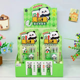 Cute Panda Magic Box Eraser Set Kawaii 3D Puzzle Eraser Gift Pack for Kids