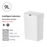 Smart Auto Sensor Trash Can Vertical & Horizontal Touchless Bin for Narrow Spaces Kitchen & Bathroom Motion Waste Bin