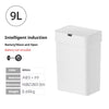 Smart Auto Sensor Trash Can Vertical & Horizontal Touchless Bin for Narrow Spaces Kitchen & Bathroom Motion Waste Bin