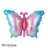 40-Inch Iridescent Butterfly Foil Balloon for Birthday & Celebration Events Decoration