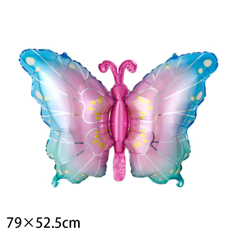 40-Inch Iridescent Butterfly Foil Balloon for Birthday & Celebration Events Decoration