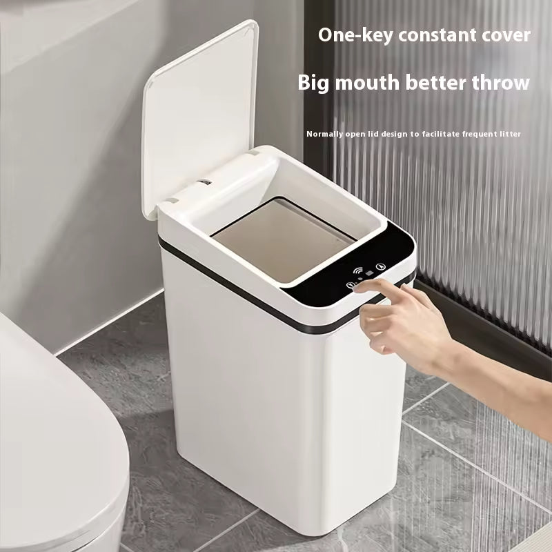 12L & 18L Automatic Sensor Trash Can Touchless Infrared Smart Waste Bin for Kitchen & Bathroom Waterproof Hands Free Garbage Can