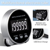 Portable Digital Measuring Tape with LCD Display Accurate Electronic Steel Tape Measure Metric Measuring Tool for DIY & Professionals