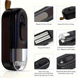 Mini Battery Powered Vacuum Heat Sealer Portable Plastic Bag Sealer with Cutter Food Storage Tool for Home & Travel