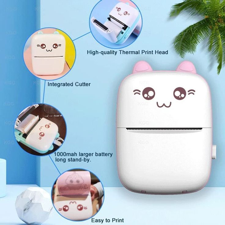 Mini Rechargeable Pocket Size Portable Printer