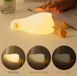 Silicone Duck Shape Touch Led Lamp & Mobile Holder
