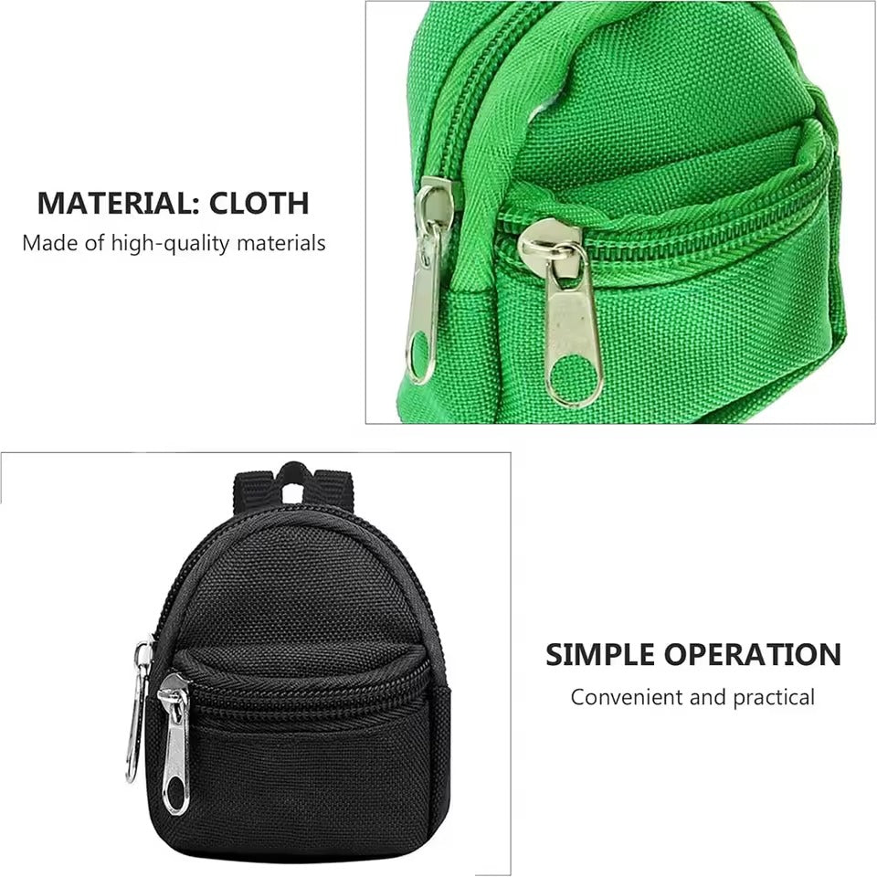 Mini Backpack Keychain Coin Purse Custom Colorful Zero Wallet Bag for Women