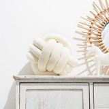 Plush Knot Ball Cushion PillowDecorative Throw Pillow for Sofa & Bed Soft Knot Ball Toy Cushion