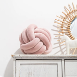 Plush Knot Ball Cushion PillowDecorative Throw Pillow for Sofa & Bed Soft Knot Ball Toy Cushion