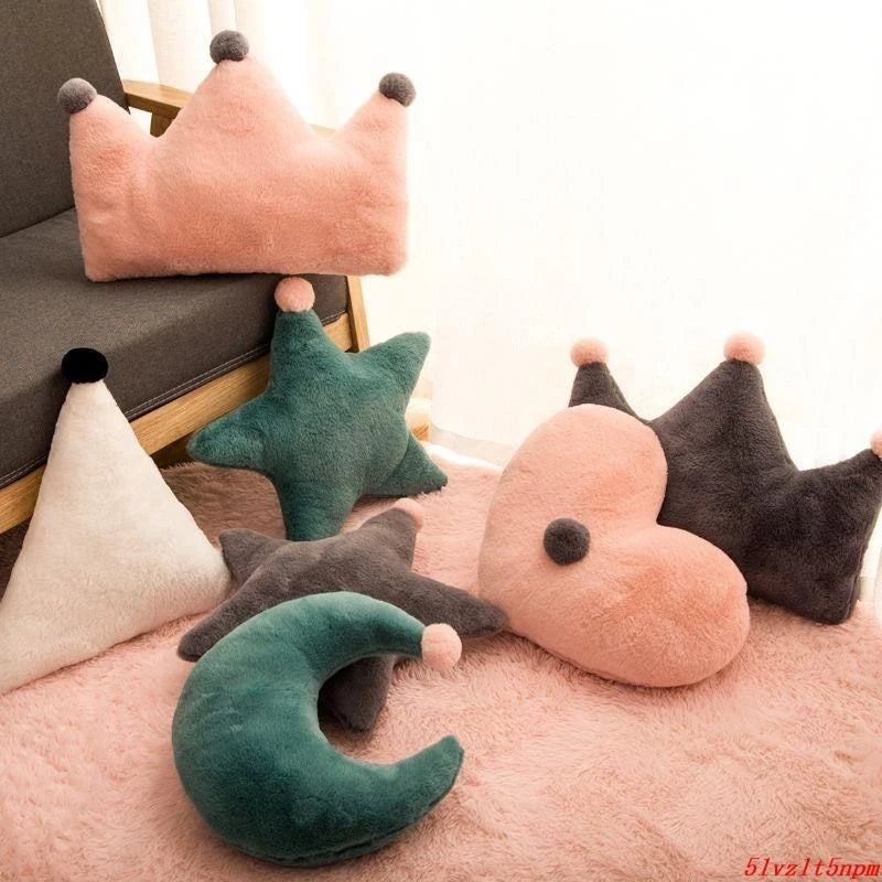 Newborn Baby Nursing Pillow Nordic Soft Plush Cushion for Breastfeeding & Room Decor