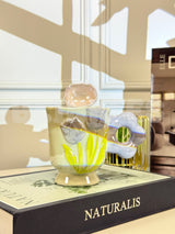 3D Tulip Ceramic Coffee Cup Set with Flower Spoon Aesthetic Floral Mug Gift Set