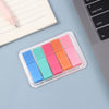 Transparent Fluorescent Index Tabs PET Sticky Notes for Page Markers & Planner Flags