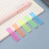 Transparent Fluorescent Index Tabs PET Sticky Notes for Page Markers & Planner Flags