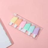 6Pcs Cute Kawaii Ice Cream Highlighters