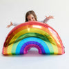 Big Rainbow Smile White Cloud & Donut Ice Cream Foil Balloon Cute Helium Party Decoration for Kids Birthday & Baby Showers