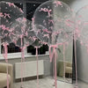 1Pcs Bow Ribbon Valentine Party Decoration Foil Balloon with Stick Themed