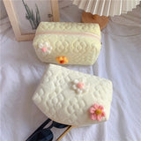 Soft Plush Student Storage Bag Multi Functional Pencil Case & Cosmetic Organizer