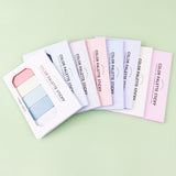 100 Piece Gradient Sticky Notes with Cover Colorful Memo Notepad for Office, School & Journaling