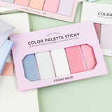 100 Piece Gradient Sticky Notes with Cover Colorful Memo Notepad for Office, School & Journaling