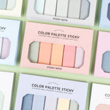 100 Piece Gradient Sticky Notes with Cover Colorful Memo Notepad for Office, School & Journaling