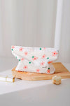 INS Floral Bowknot Cosmetic Bag Travel Clutch & Menstrual Storage Pouch for Women