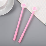 Creative Cartoon Cat Claw Gel Pen Cute Black Ink Stationery Pen for Students Smooth Writing & Practical Design