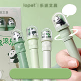 Kawaii Panda Rotating Dome Gel Pen 0.5mm Black Ink Cute Bamboo Spinner Pen