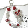Luxury Crystal Butterfly Bag Charm & Keychain Rhinestone Beaded Accessory