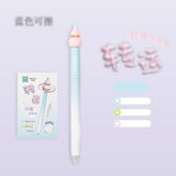 Pastel Double-Bead Tip Gel Pen Ultra Smooth Writing 0.5mm Black Ink