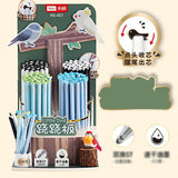 Little Bird Shake Head Gel Pen 0.5mm Black Ink Cute Press Pen