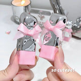 Cute Bow Lip Gloss Set Sweet Hydrating Shine Tint Long Lasting Moisturizing Lip Glaze SparkelsSparkels