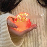 Tulip Flower LED Night Light Soft Warm Glow Mini Table Lamp Aesthetic Bedside Decor & Gift