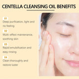 Centella Cleansing Oil Gentle Makeup Remover & Deep Pore Purifying Face Cleanser Soothing Skin Care Oil 100ml SparkelsSparkels