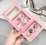 Cute Bow Lip Gloss Set Sweet Hydrating Shine Tint Long Lasting Moisturizing Lip Glaze SparkelsSparkels