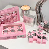 Cute Bow Lip Gloss Set Sweet Hydrating Shine Tint Long Lasting Moisturizing Lip Glaze SparkelsSparkels