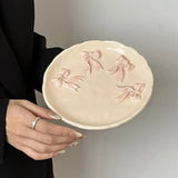 Handmade Ribbon Ceramic Coffee Cup & Saucer Set Luxury Artistic Tea Cup, Aesthetic Gift SparkelsSparkels